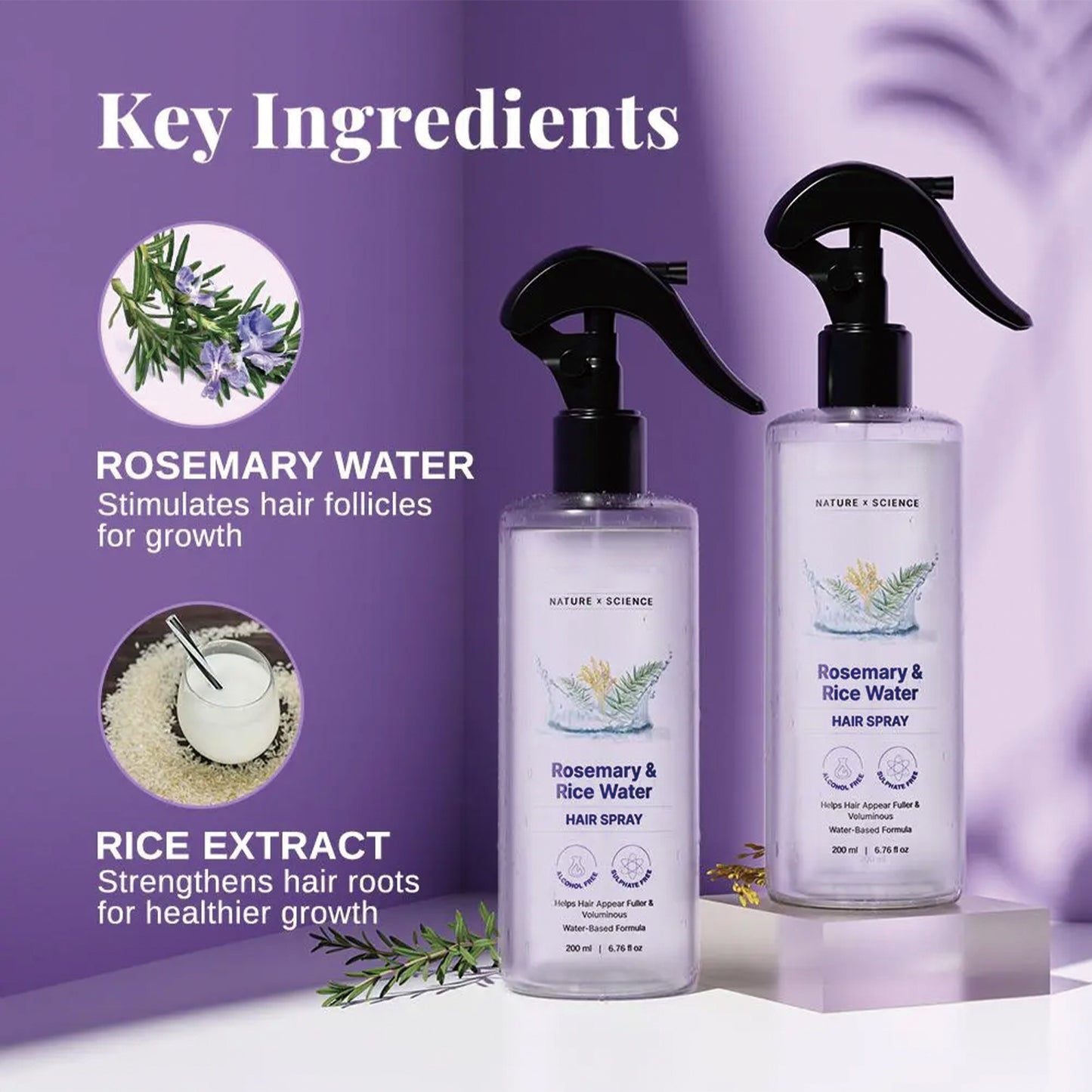 💚Rosemary Water with Rice Water